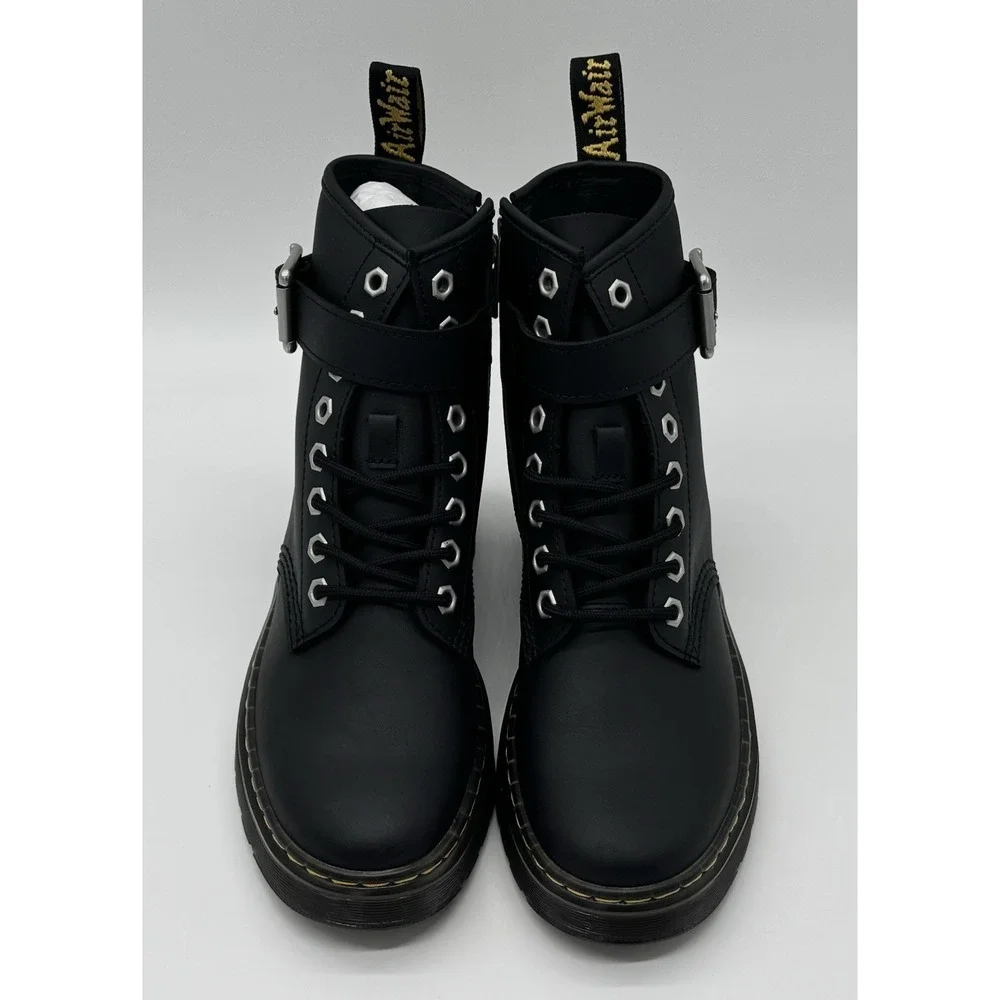 Dr‎ Martens Women's Zavala ALT Black Hydro Leather Boots Size 9 31935001